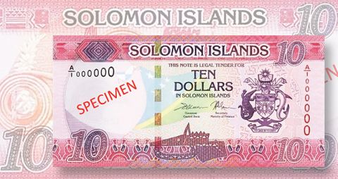 Šalamunove ostrovy pokračujú s emisiou série bankoviek