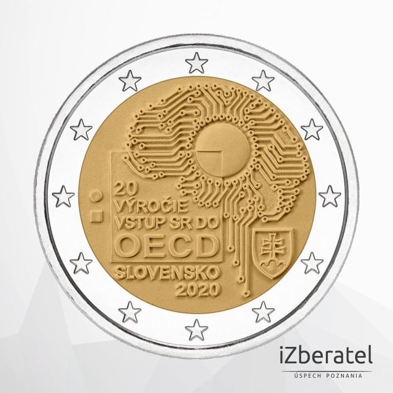 Pamätná dvojeurovka 20. výročie vstupu Slovenska do OECD