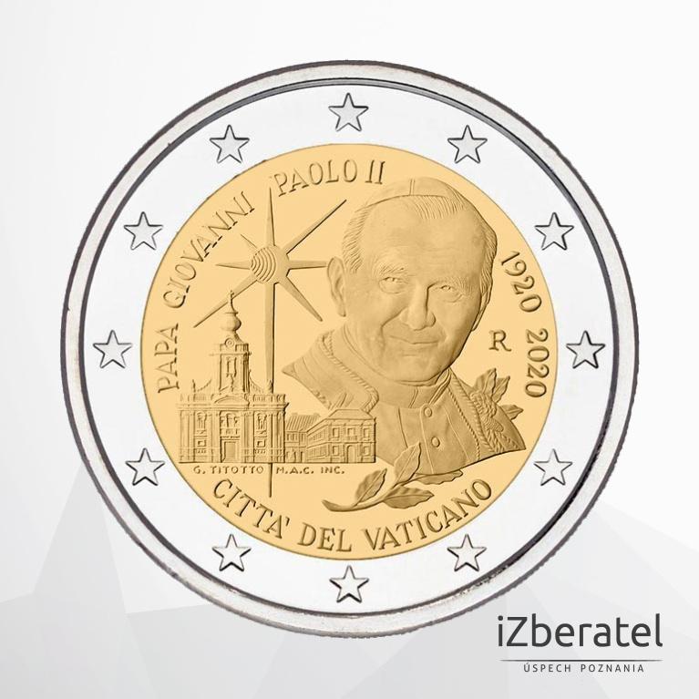 Pamätná dvojeurovka 100. výročie narodenia Jána Paula II.