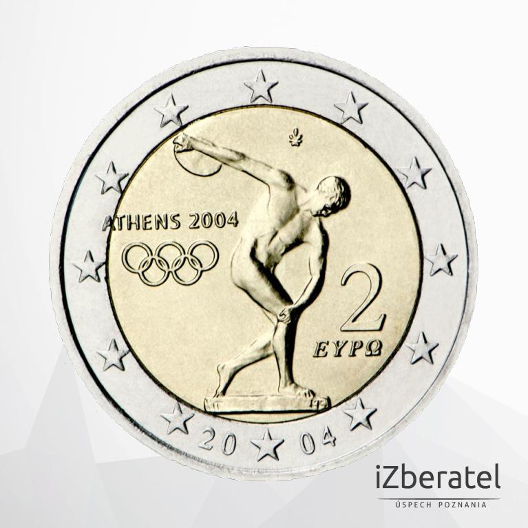 Pamätná dvojeurovka Letné olympijské hry v Aténach 2004