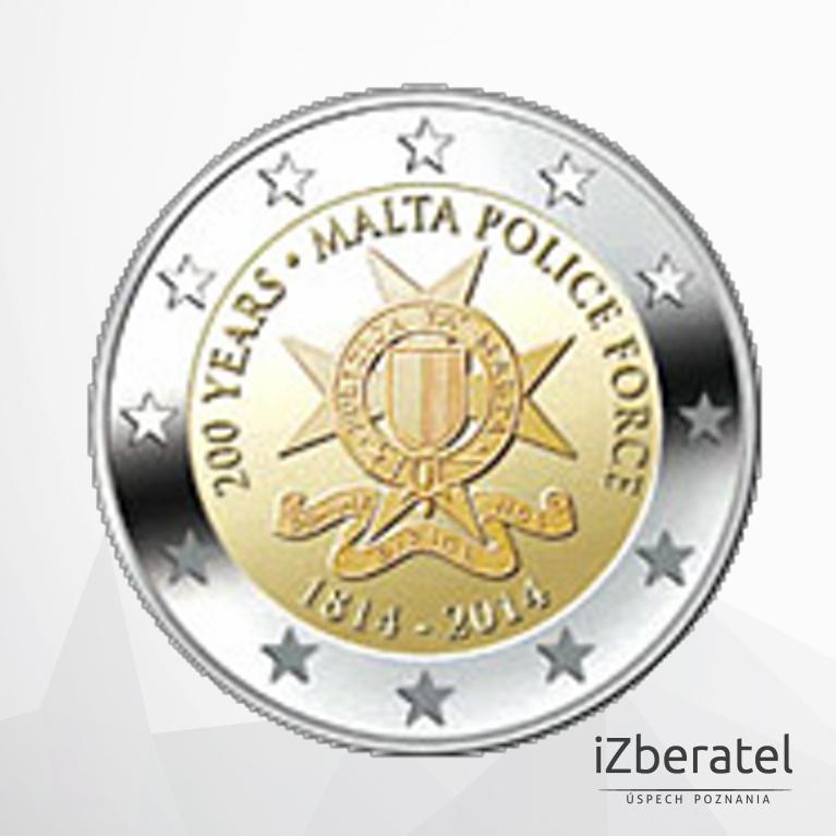 Pamätná dvojeurovka 200 rokov maltskej policajnej zložky