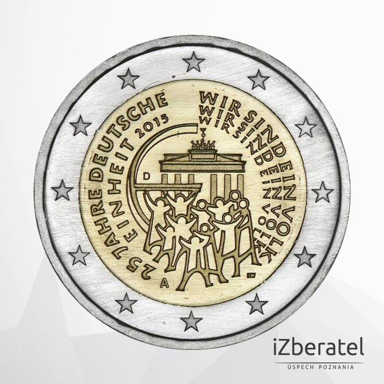 Pamätná dvojeurovka 25 Jahre Deutsche Einheit
