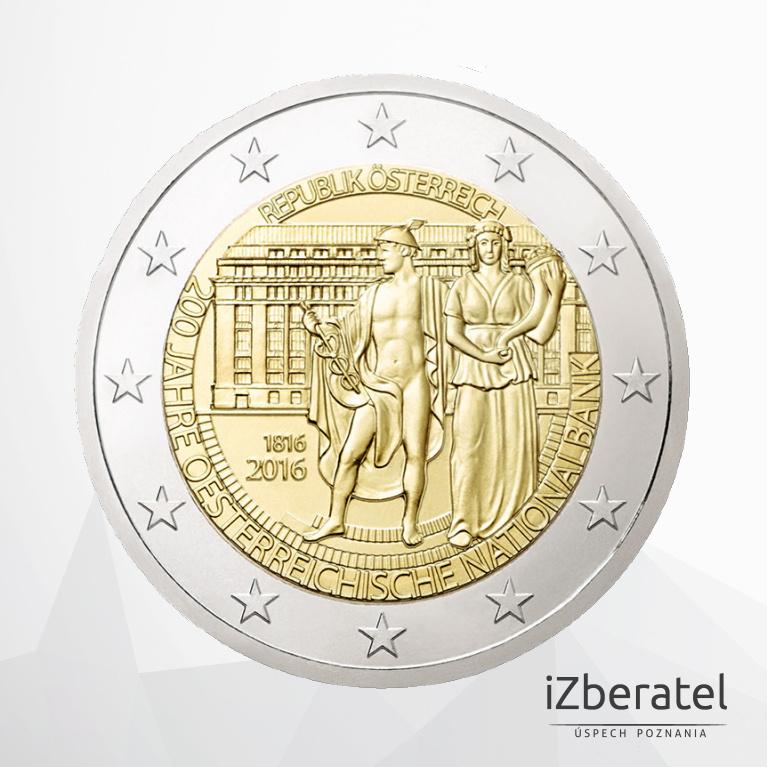 Pamätná dvojeurovka 200 rokov Österreichische Nationalbank