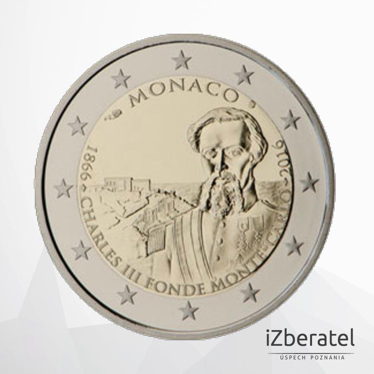 Pamätná dvojeurovka 150. výročie založenia Monte Carla Karlom III