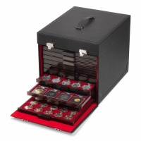Koženkový box na zásuvky s mincami rady MB